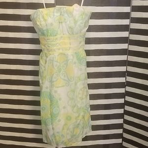 Lilly Pulitzer strapless summer dress (altered)